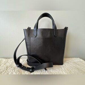 Madewell Transportation Leather Tote Bag (Small)